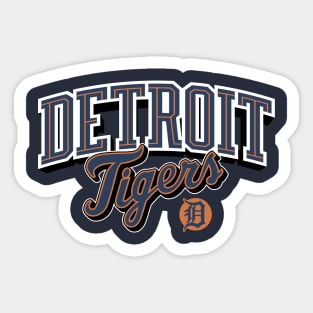 Detroit Tigers - Old School Sticker